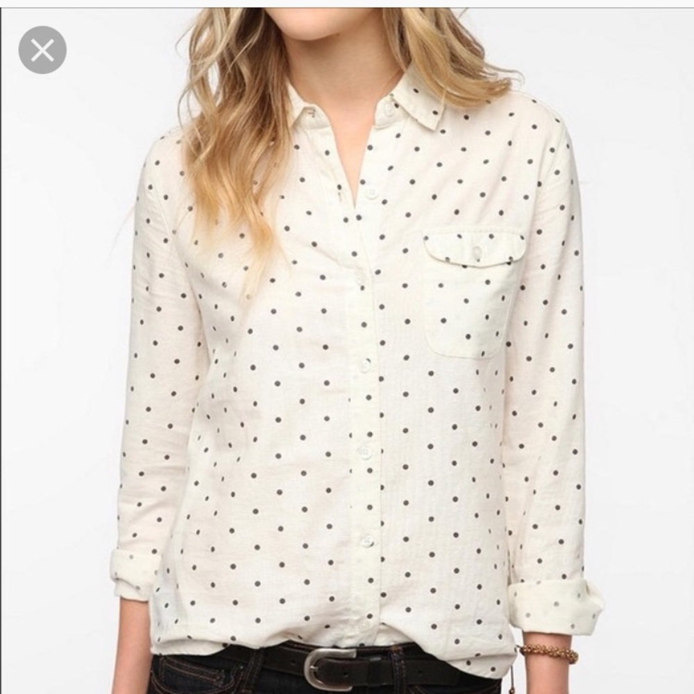BDG Polka Dot Buttondown